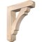 Ekena Millwork Olympic Craftsman Smooth Bracket w/ Offset Brace, Douglas Fir, 7 1/2"W x 32"D x 36"H BKT0806X32X36OLY04SDF - alternate 1